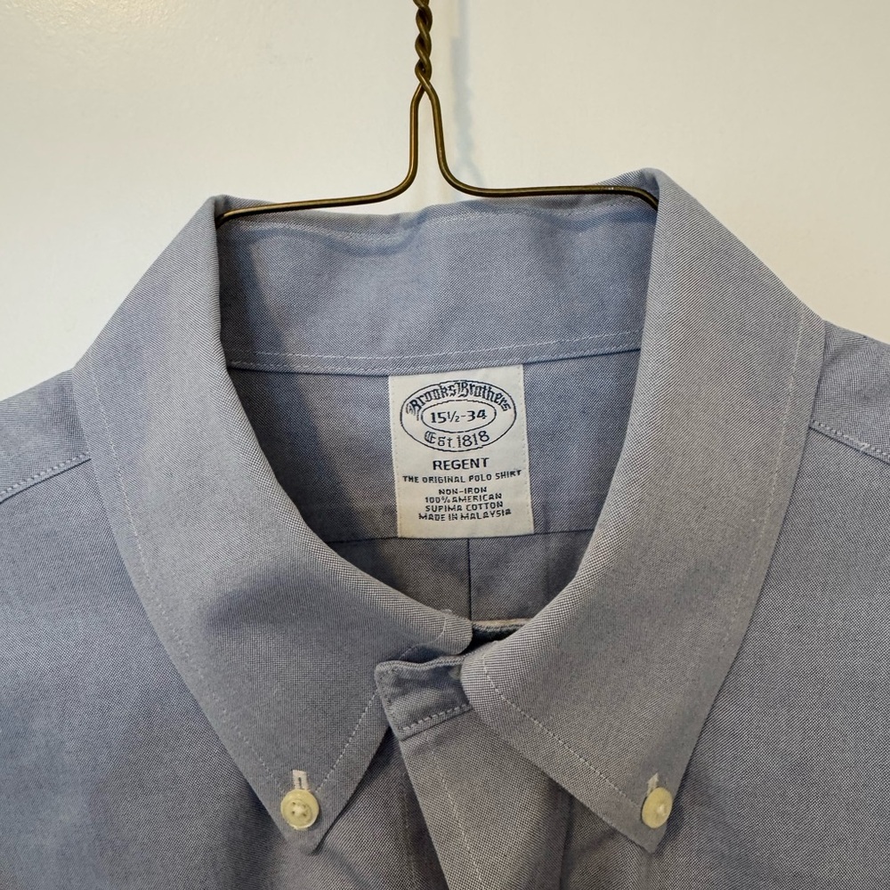 Brooks Brothers Shirt Solid Blue